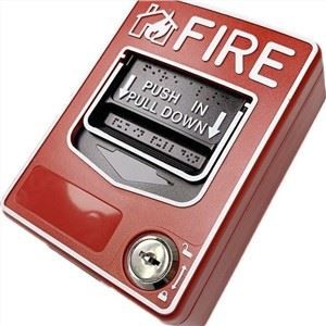 Pulsador de emergencia de alarma contra incendios
