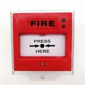 Botón de alarma de incendio reiniciable
