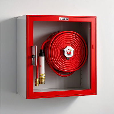 Fire Cabinet With Hose Reel