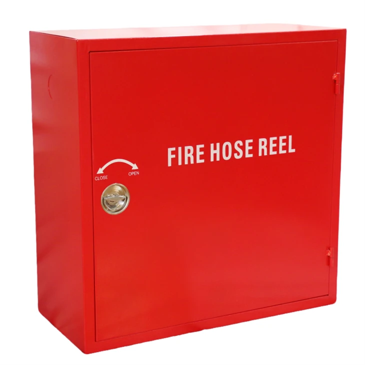 Caja de carrete de manguera contra incendios